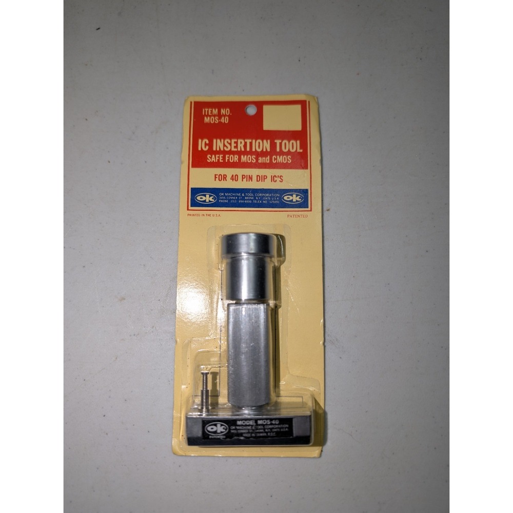 New OK Industries Insertion/Extraction Tools MOS-40 40 Pin Dip IC'S (8 Avail)